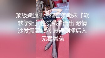 顶级嫩逼！纤细苗条嫩妹『软软学姐』性爱私拍流出 激情沙发震舔嫩穴 裹硬侧插后入无套爆操