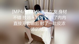 [MP4/ 232M] 漂亮女友 身材不错 技越来越好了 扒了内内直接无套输出 射了一肚皮浓浓的精液