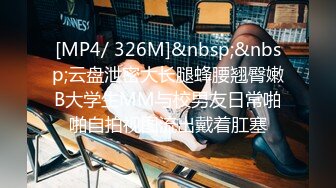 [MP4/ 326M]&nbsp;&nbsp;云盘泄密大长腿蜂腰翘臀嫩B大学生MM与校男友日常啪啪自拍视图流出戴着肛塞