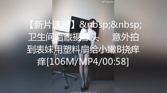 【新片速遞】&nbsp;&nbsp;卫生间暗藏摄像头❤️意外拍到表妹用塑料扇给小嫩B挠痒痒[106M/MP4/00:58]